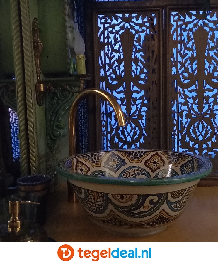 Een badkamer in geheel eigen stijl!